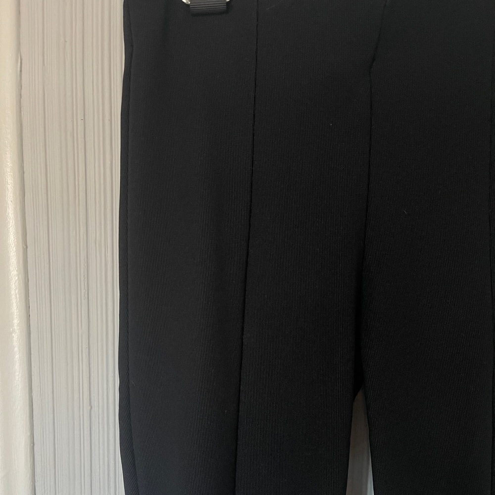 Zara Stretchy Split Hem Women’s Black Pants | Fits Size 28
